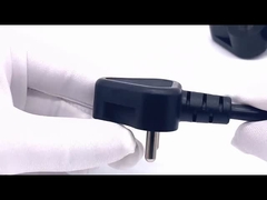 インド 3ピンプラグ 6A 250V 電源コードセット