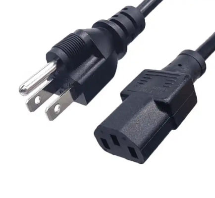 日本電源ケーブル JET承認 3Pin to IEC C13 ノートパソコン電源ケーブル