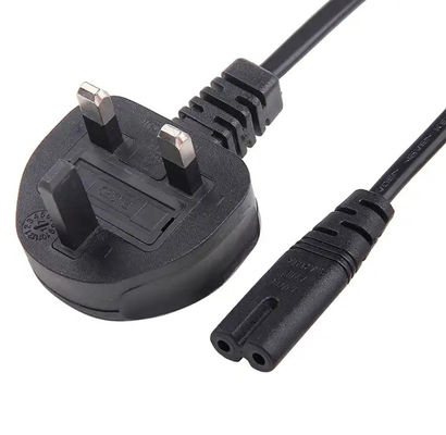 3A 5A 10A イギリス 電源ケーブル, C7 BS1363 UK 2ピン電源ケーブル