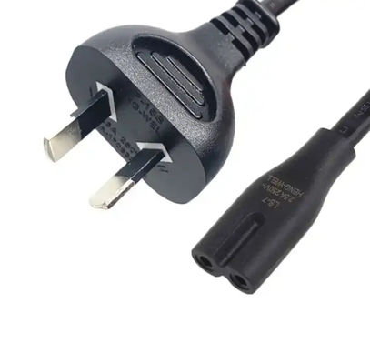 7.5A 250V AU 電源コード SAA 2ピン C7拡張ケーブル パーソナライズされた長さ