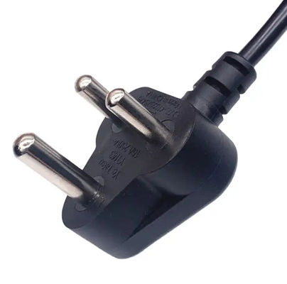 家庭用電器 インド パワーコード パソコン用3ピンケーブル 1.2m 1.5m 1.8m 2m 3m