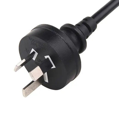 3ピンAU電源コードプラグ IEC 320 C13 SAA オーストラリアケーブル 0.5m 0.75m 1m 1.5m