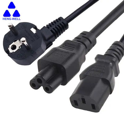VDE 3 角電源コード KC 証明書 16A 250V C13 C5 プラグ 男性から女性 AC 電源コード