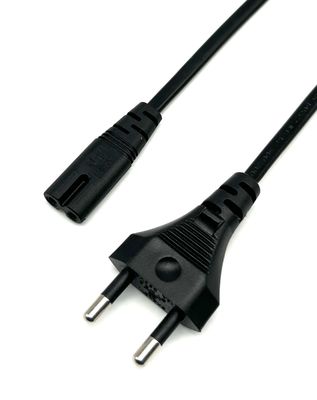TISI承認 タイ 電源ケーブル 2ピン延長ケーブル 6A 250V 1.2m 1.5m 電源ケーブル