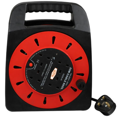 イギリス モバイルケーブルリール 外部モバイルソケット 輪リールスロール 四ソケットケーブル リール電源ケーブル