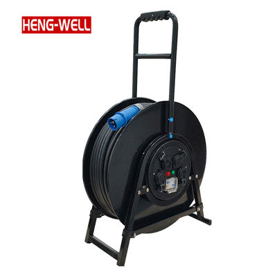 家庭用ワークショップガレージ用のソケット付きポータブル格納式電源ケーブルリール | 100m 50m 40m 25m 10m IP20延長コード